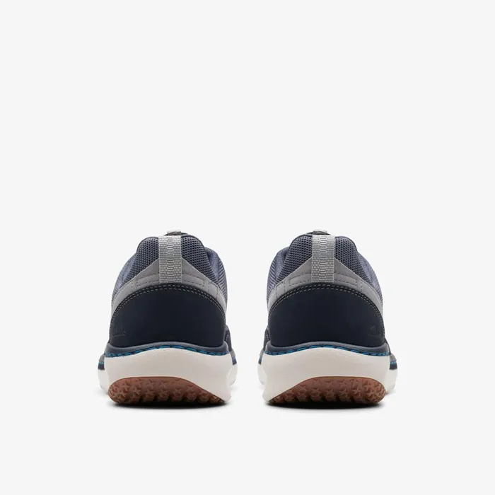 Clarks Pro Knit Navy Combination Men Clarks Sneakers