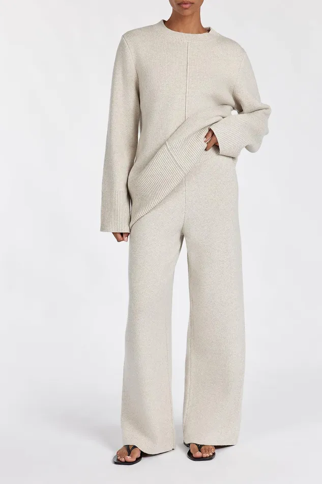 CLEMENCE OAT MARLE KNIT PANT Women DISSH Pants