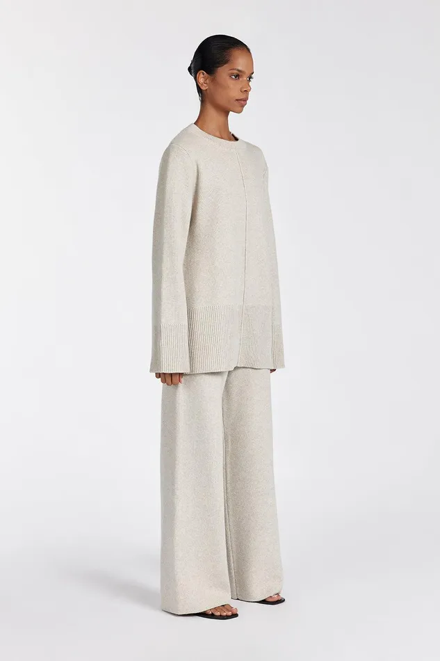 CLEMENCE OAT MARLE KNIT PANT Women DISSH Pants