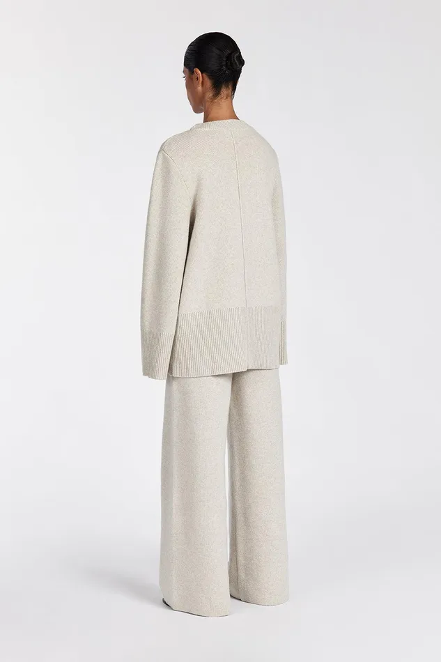 CLEMENCE OAT MARLE KNIT PANT Women DISSH Pants