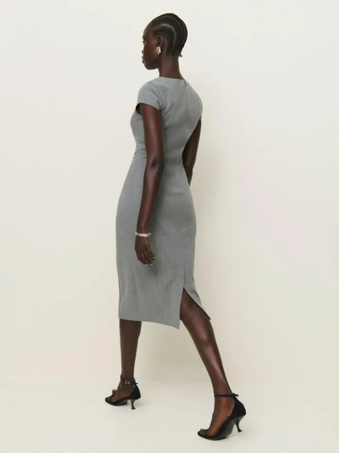 Clothing The Reformation Coco Dress Charcoal
