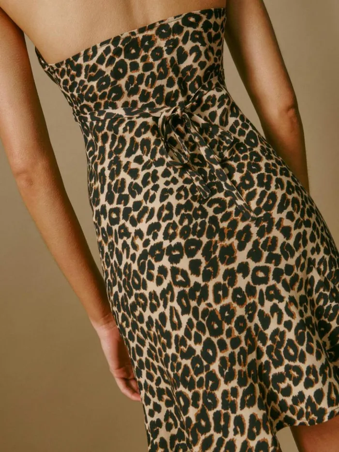 Clothing The Reformation Delanie Dress Leo