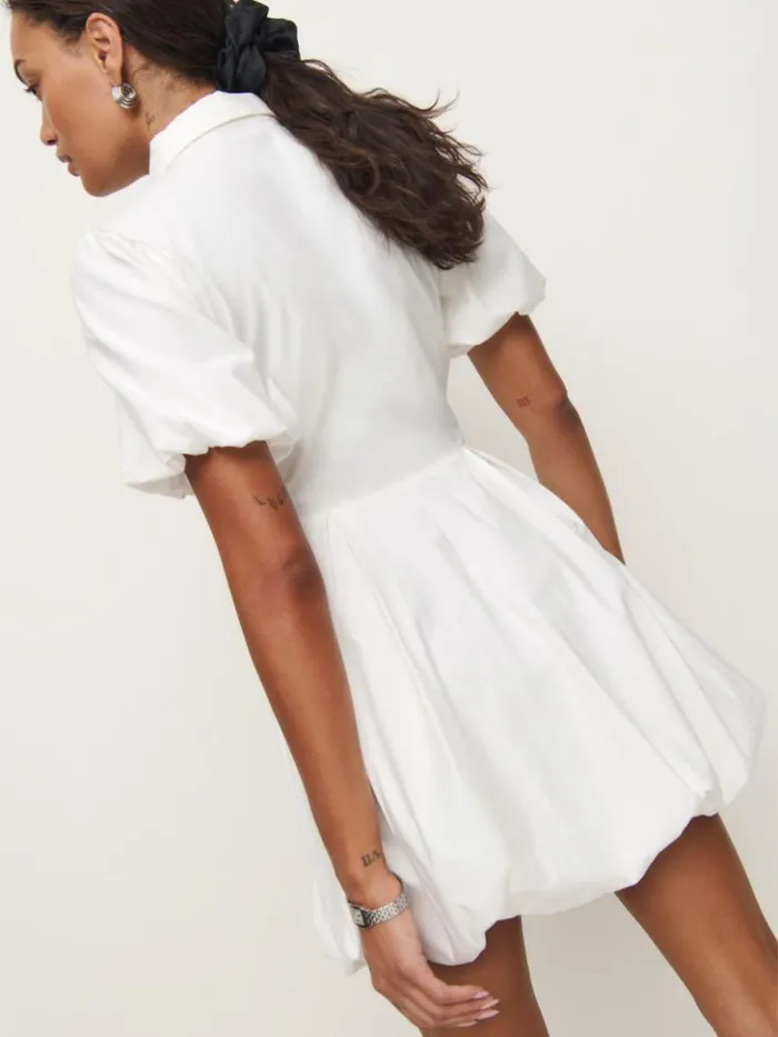 Clothing The Reformation Mazie Dress White