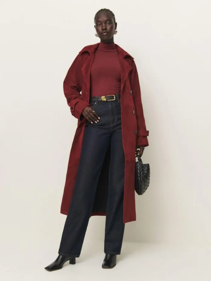 Clothing The Reformation Nell Knit Top Chianti