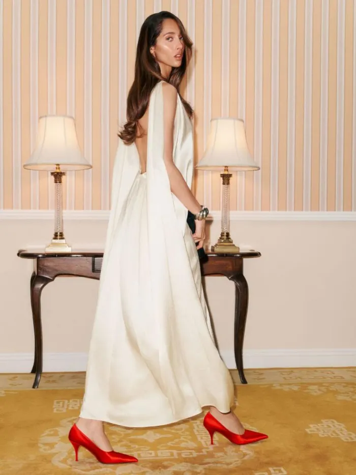 Clothing The Reformation Sela Dress Fior Di Latte