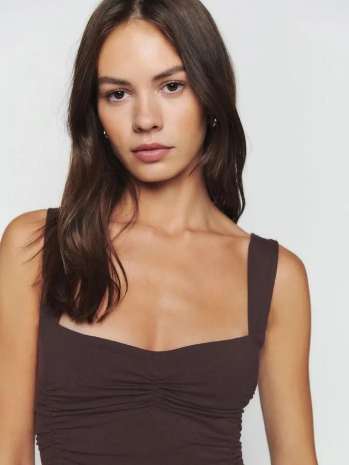 Clothing The Reformation Suvi Knit Dress Mole