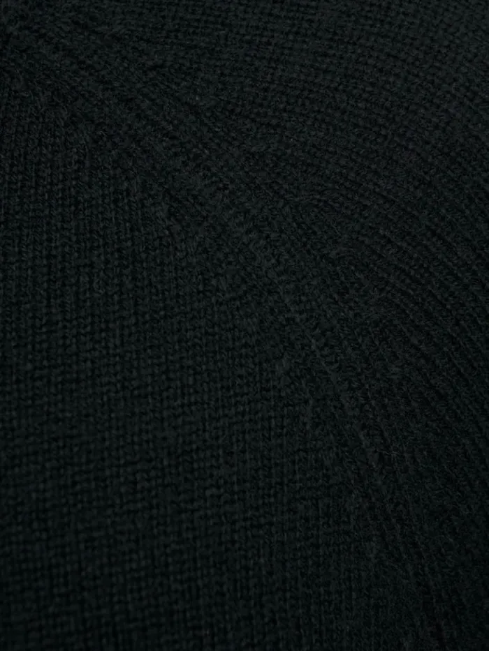 Clothing The Reformation Tate Regenerative Wool Sweater Dress Black