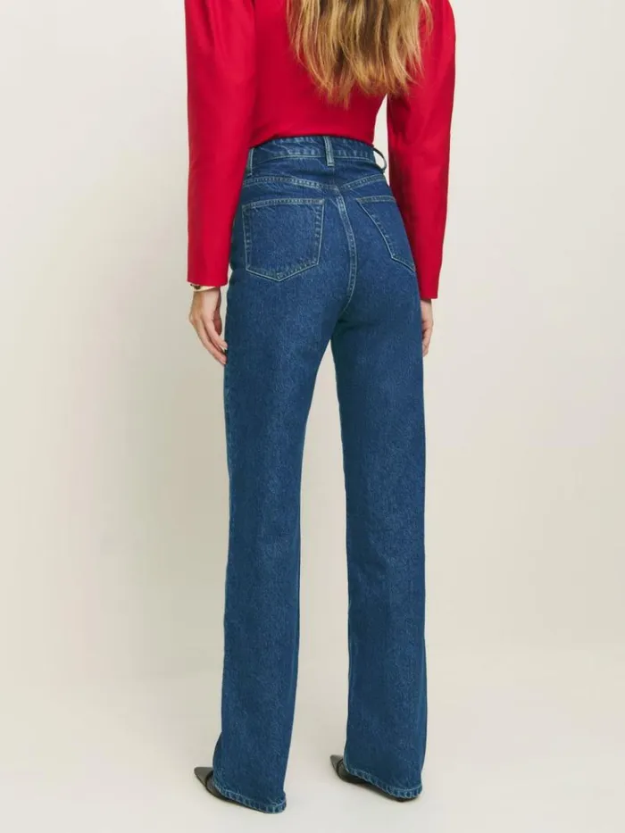 Clothing The Reformation Wilder High Rise Wide Leg Jeans Cleary