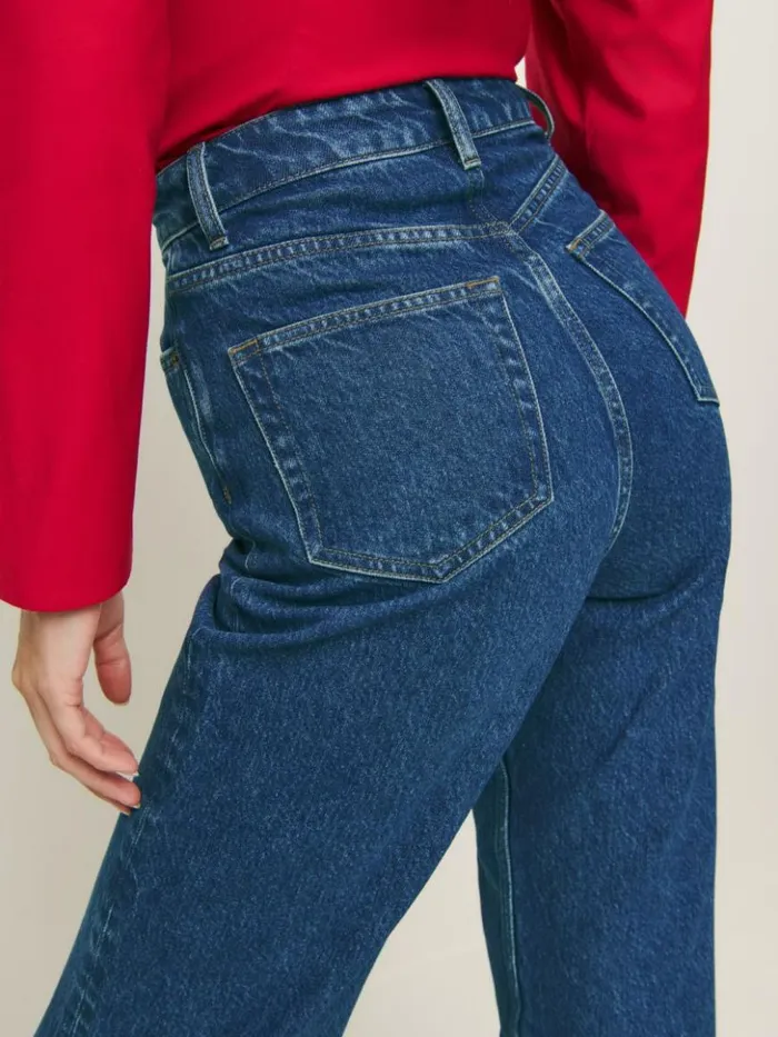 Clothing The Reformation Wilder High Rise Wide Leg Jeans Cleary