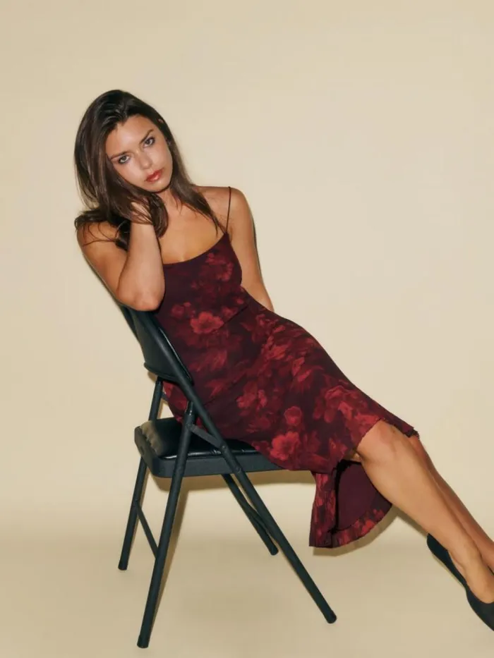 ClothingWeddings The Reformation Suki Dress Sanguine