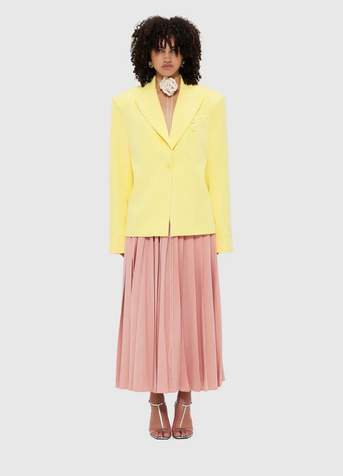 Coats and Jackets Women LEO LIN Jovanna Blazer 8211 Sorbet Yellow