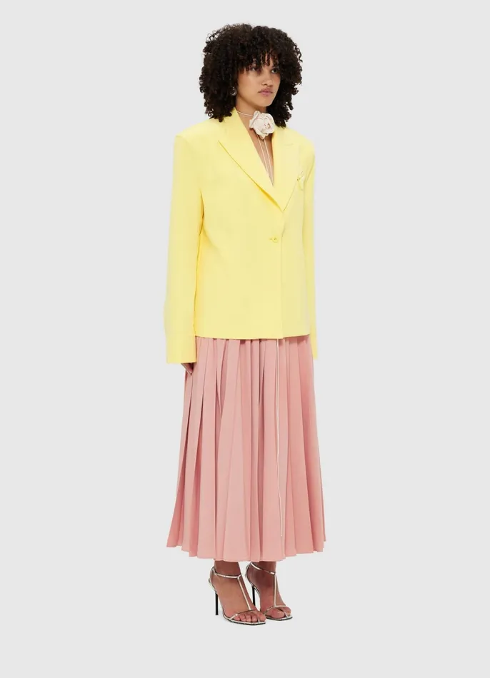 Coats and Jackets Women LEO LIN Jovanna Blazer 8211 Sorbet Yellow
