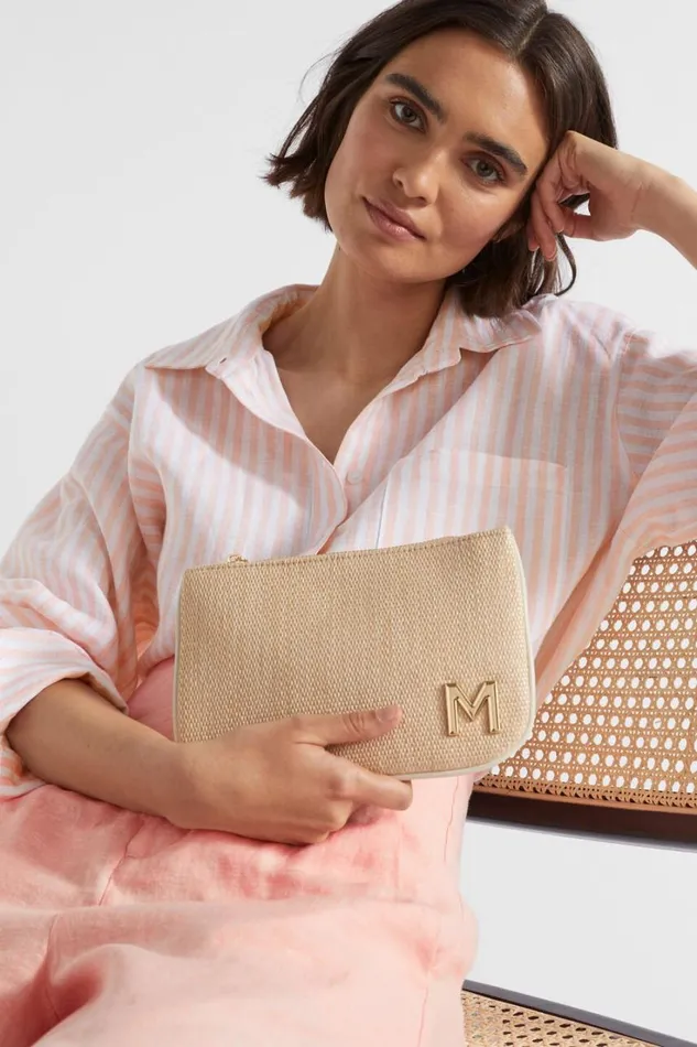 Cosmetic Bags Woman Seed Heritage Initial Pouch T