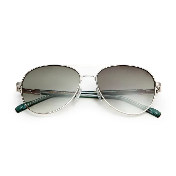 Costa Aviator Sunglasses 8211 Silver Women Bruno Magli Sunglasses