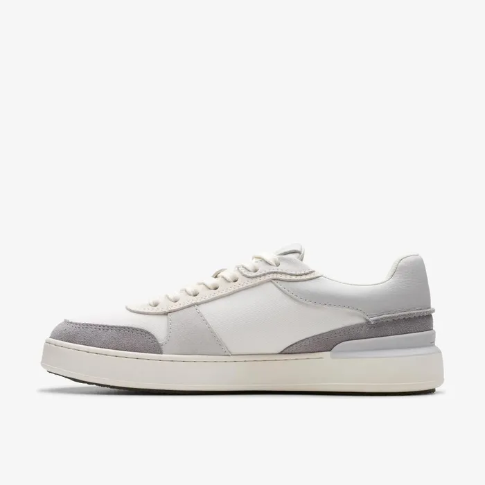 Court Lite Race Light Grey Combination Men Clarks Sneakers