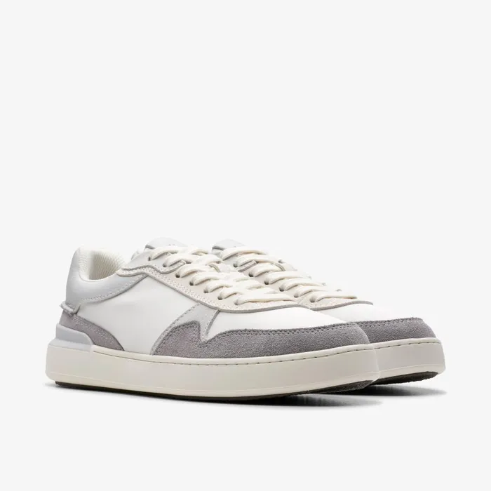 Court Lite Race Light Grey Combination Men Clarks Sneakers