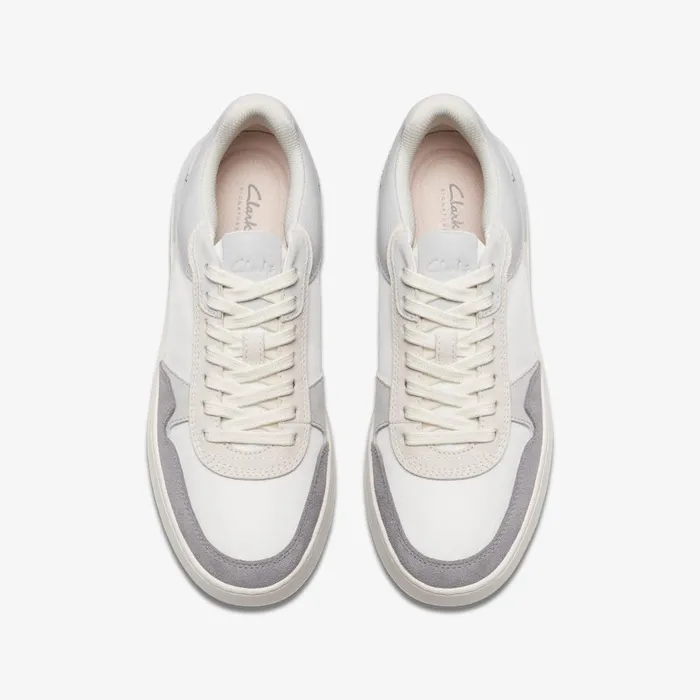 Court Lite Race Light Grey Combination Men Clarks Sneakers