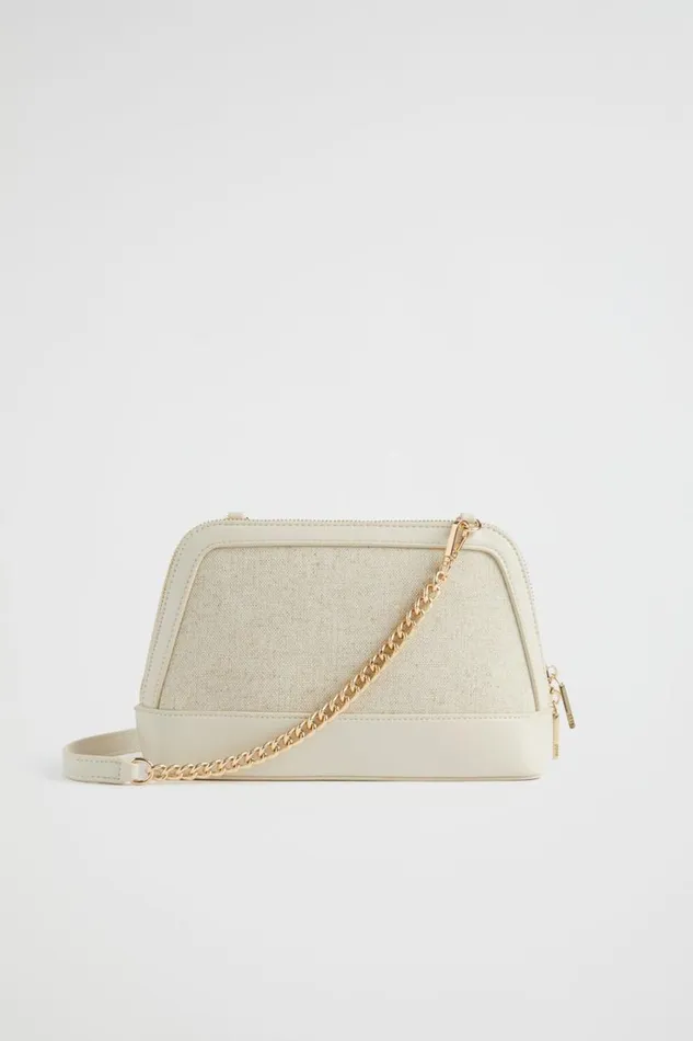 Cross Body Woman Seed Heritage Canvas Crossbody Bag Stone