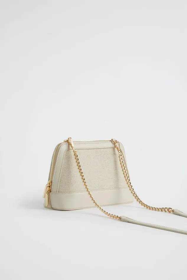 Cross Body Woman Seed Heritage Canvas Crossbody Bag Stone