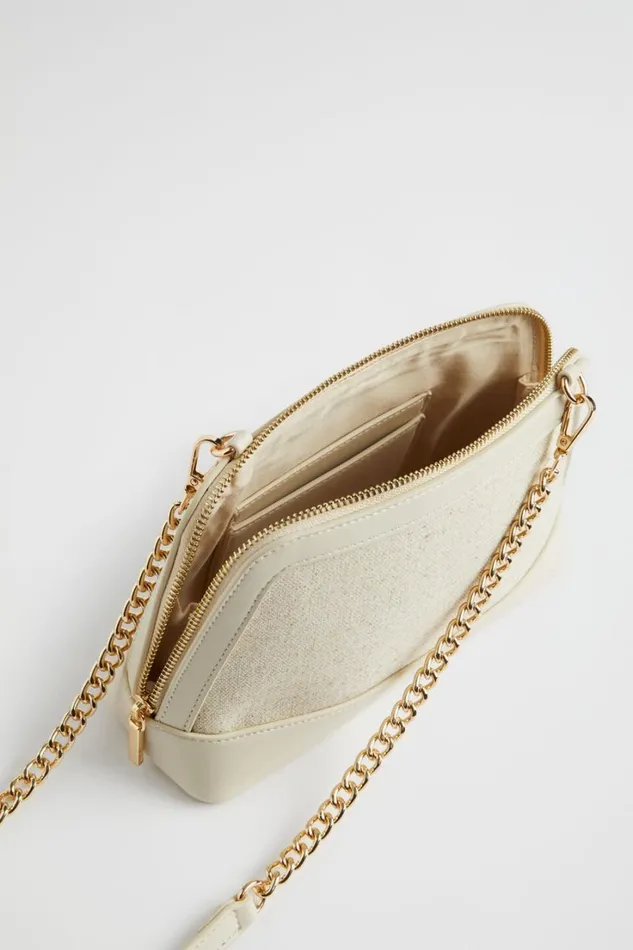 Cross Body Woman Seed Heritage Canvas Crossbody Bag Stone