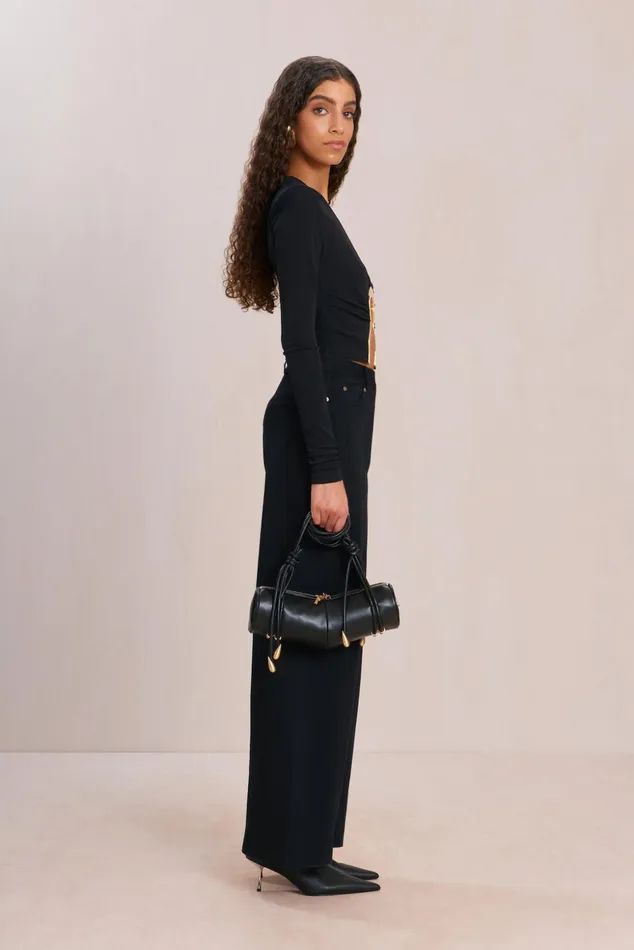 Cult Gaia Adorea Pant Black Women Bottoms