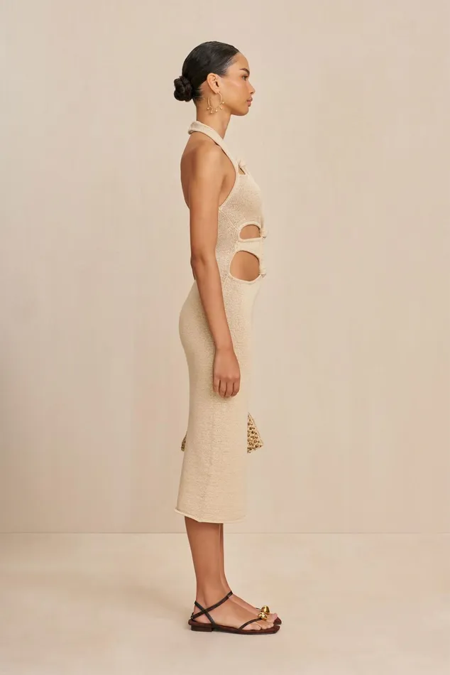 Cult Gaia Alaina Knit Dress Beach Women Dresses