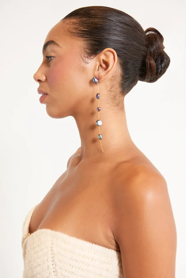 Cult Gaia Atum Earring Black Pearl Women Jewelry Cult Gaia Atum Earring Black Pearl Women Jewelry
