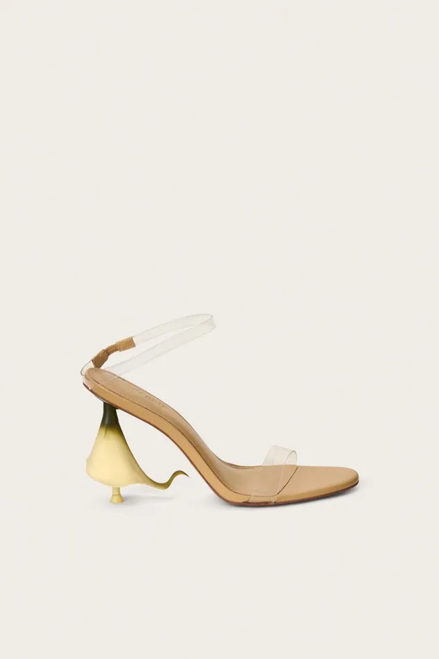 Cult Gaia Calista Sandal Clear Women Evening
