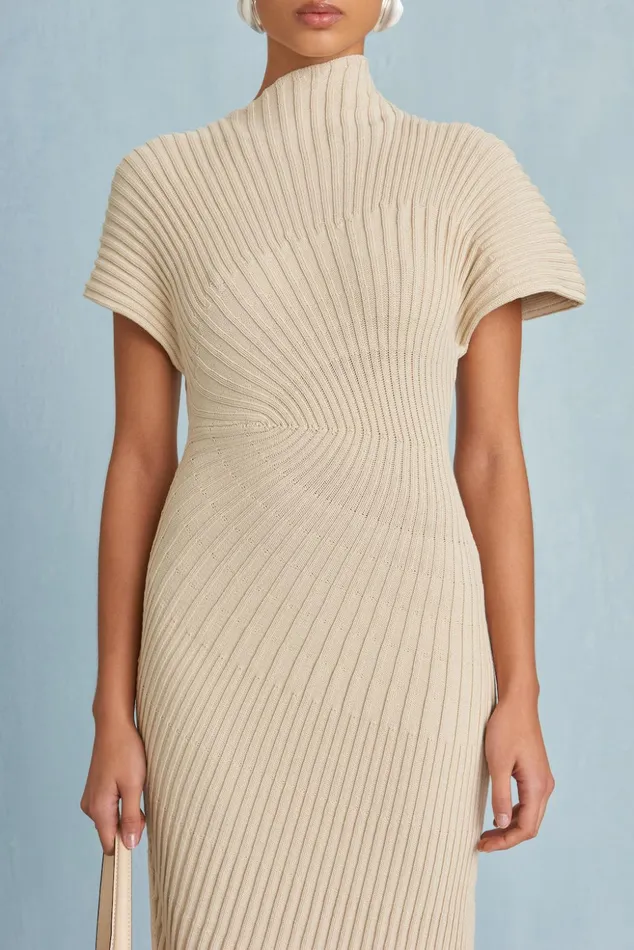 Cult Gaia Chrysta Knit Dress Beach Women Dresses
