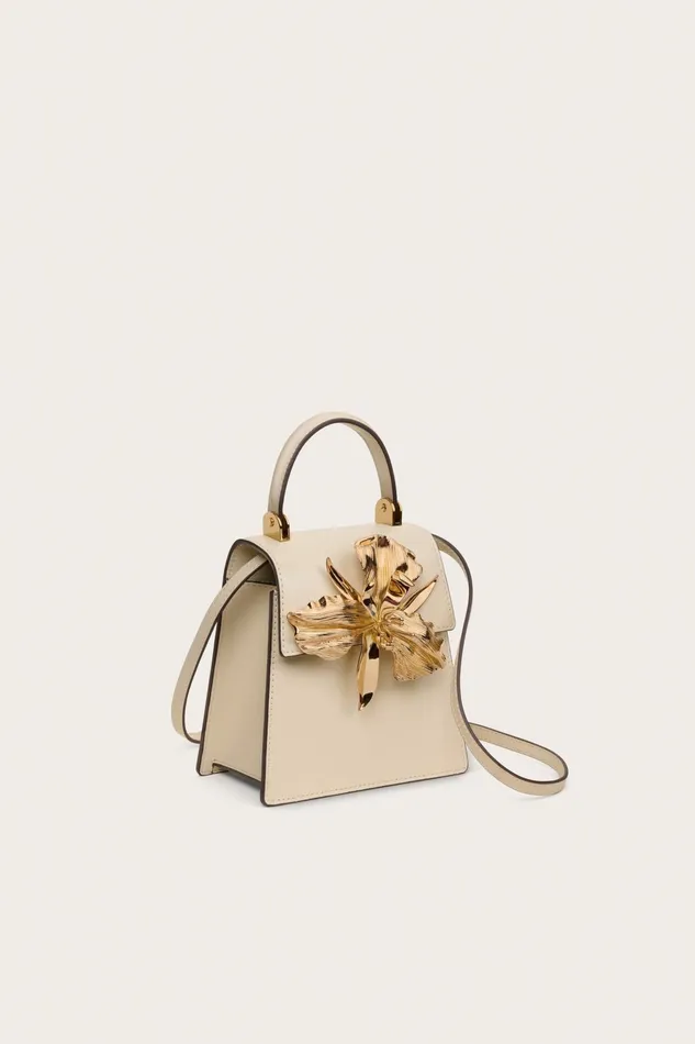 Cult Gaia Emilia Mini Top Handle Alabaster Women Mini Bags