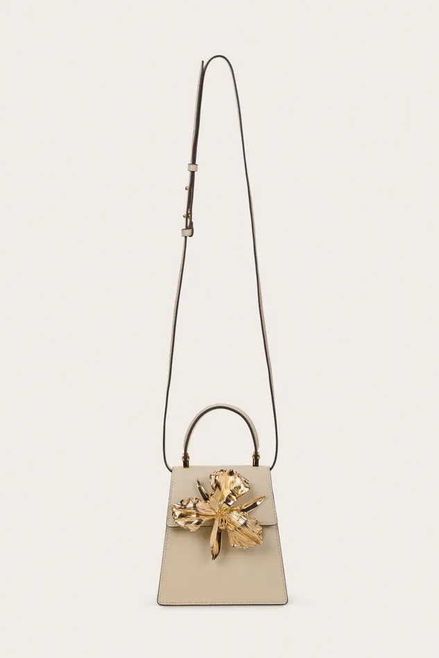 Cult Gaia Emilia Mini Top Handle Alabaster Women Mini Bags