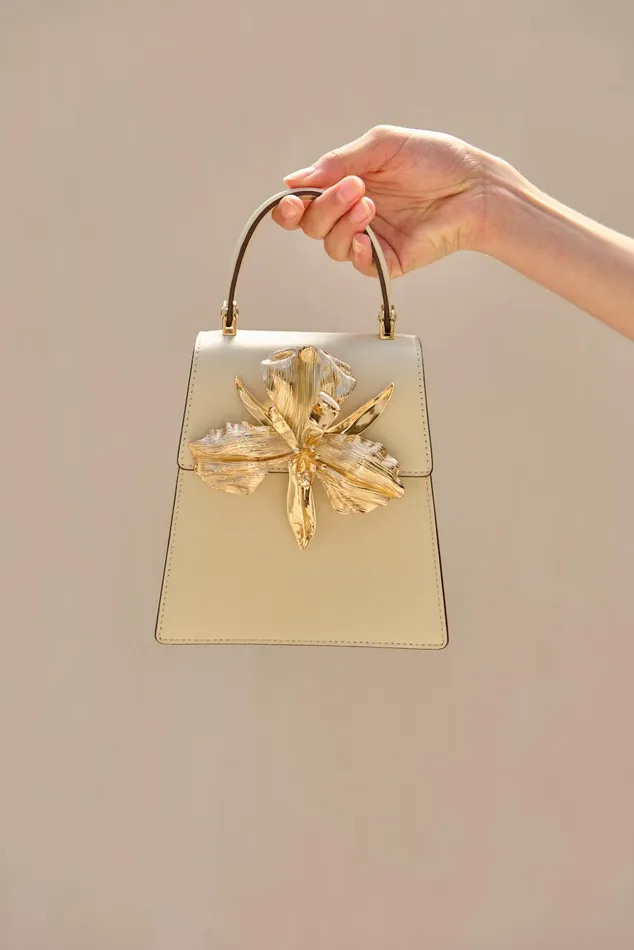 Cult Gaia Emilia Mini Top Handle Alabaster Women Mini Bags
