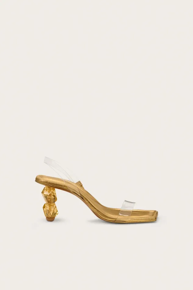 Cult Gaia Gracie Sandal Clear Women Evening