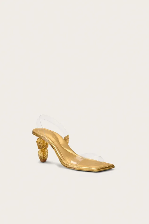Cult Gaia Gracie Sandal Clear Women Evening