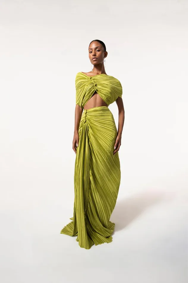 Cult Gaia Iza Skirt Pine Women Bottoms Cult Gaia Iza Skirt Pine Women Bottoms