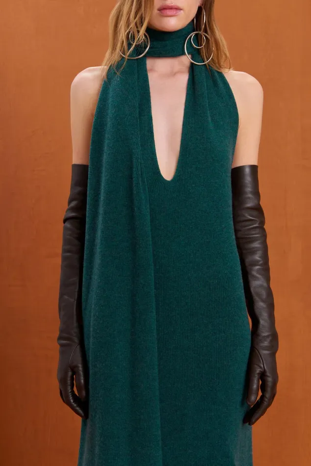 Cult Gaia Jorden Knit Dress Seamoss Women Dresses