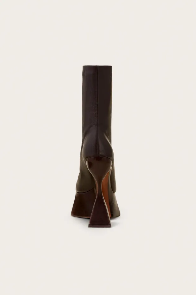 Cult Gaia Kamari Platform Boot Espresso Women Boots