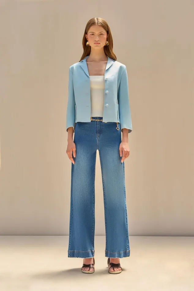 Cult Gaia Layton Blazer Hydrangea Women Tops