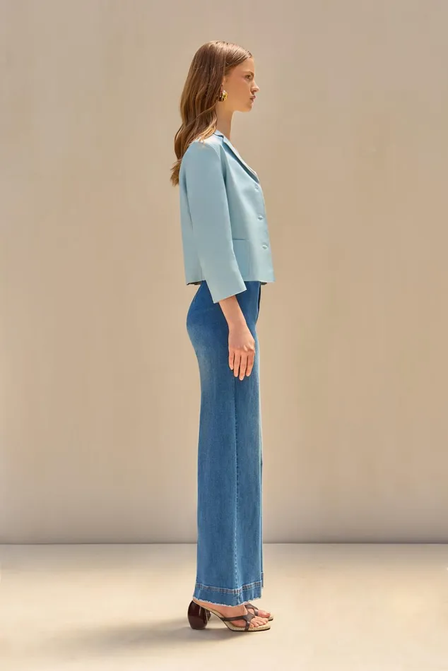 Cult Gaia Layton Blazer Hydrangea Women Tops