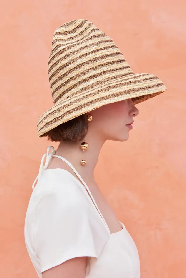 Cult Gaia Magda Hat Soil Multi Women Hats Cult Gaia Magda Hat Soil Multi Women Hats
