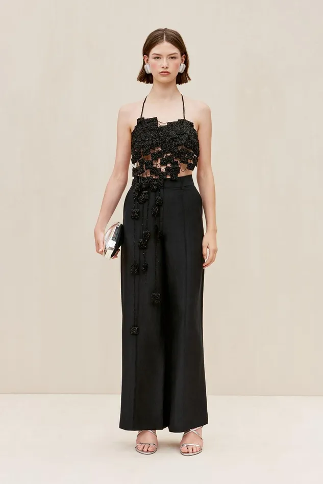 Cult Gaia Margaux Top Black Women Tops