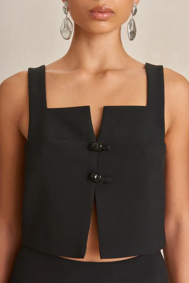 Cult Gaia Octavia Top Black Women Tops