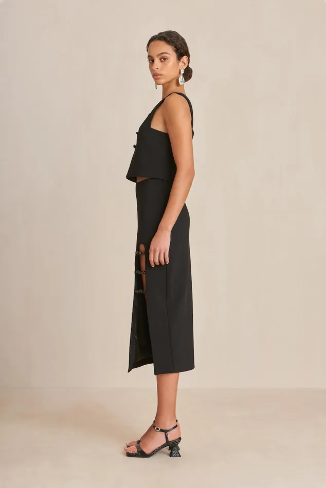 Cult Gaia Octavia Top Black Women Tops