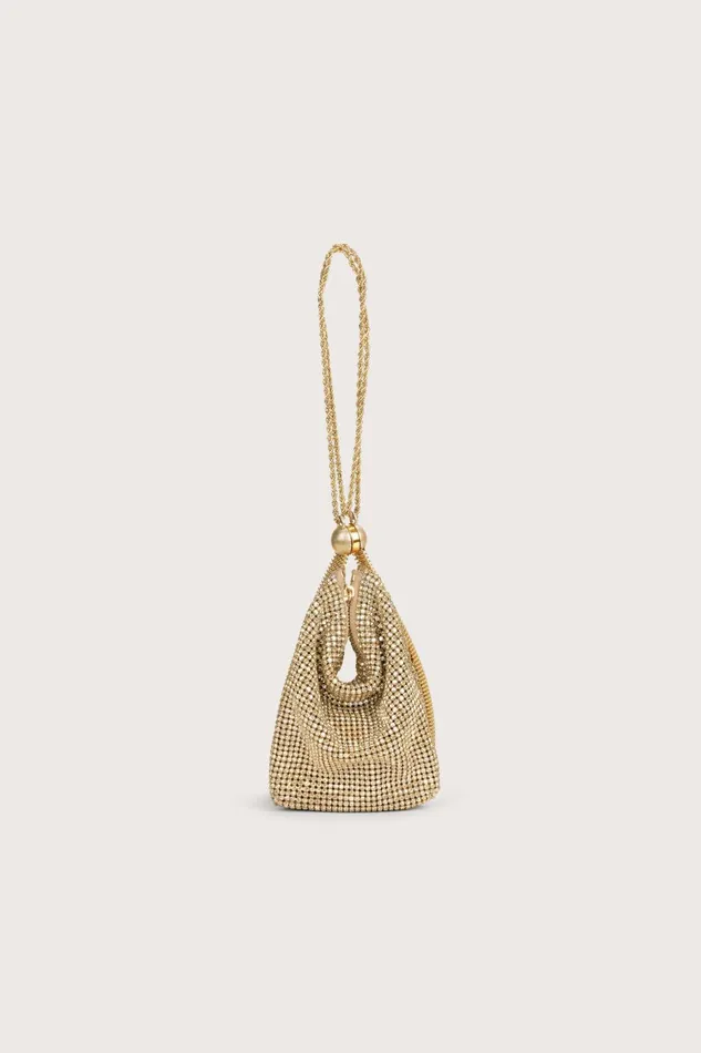 Cult Gaia Rue Wristlet Bag Sand Dollar Women Mini Bags