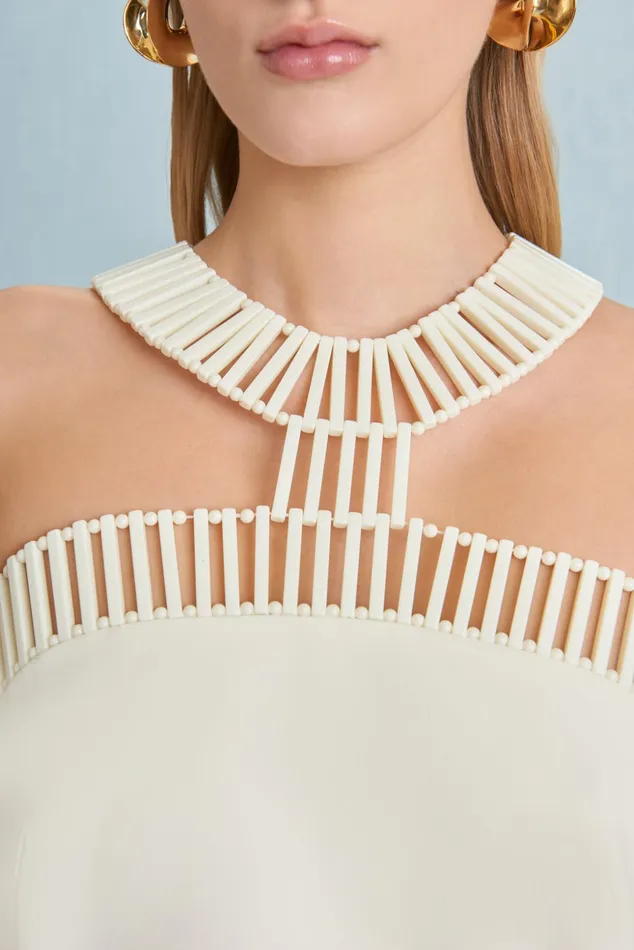Cult Gaia Serafina Dress Off White Women Dresses
