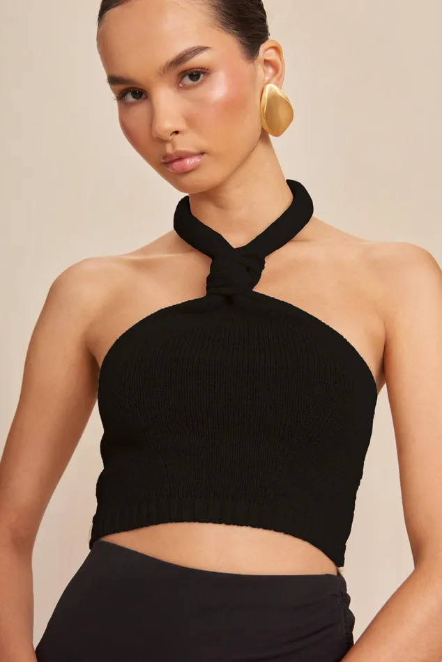 Cult Gaia Sorine Knit Top Women Knits