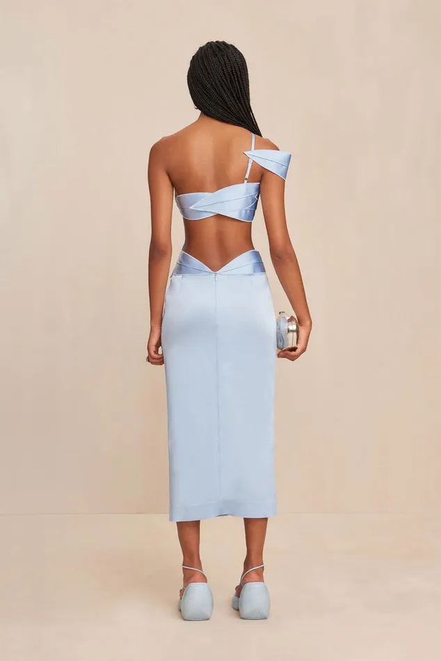 Cult Gaia Svetlana Gown Marine Women Dresses Cult Gaia Svetlana Gown Marine Women Dresses