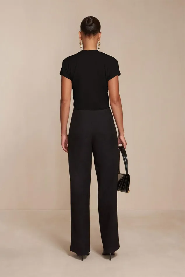 Cult Gaia Tasha Pant Black Women Bottoms Cult Gaia Tasha Pant Black Women Bottoms