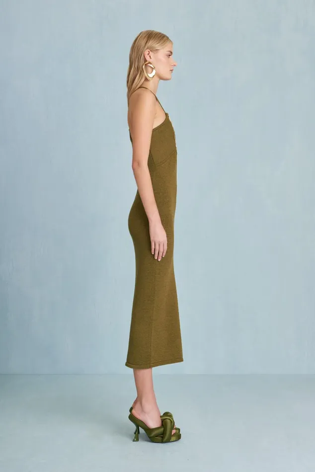 Cult Gaia Valma Knit Dress Serpent Women Dresses