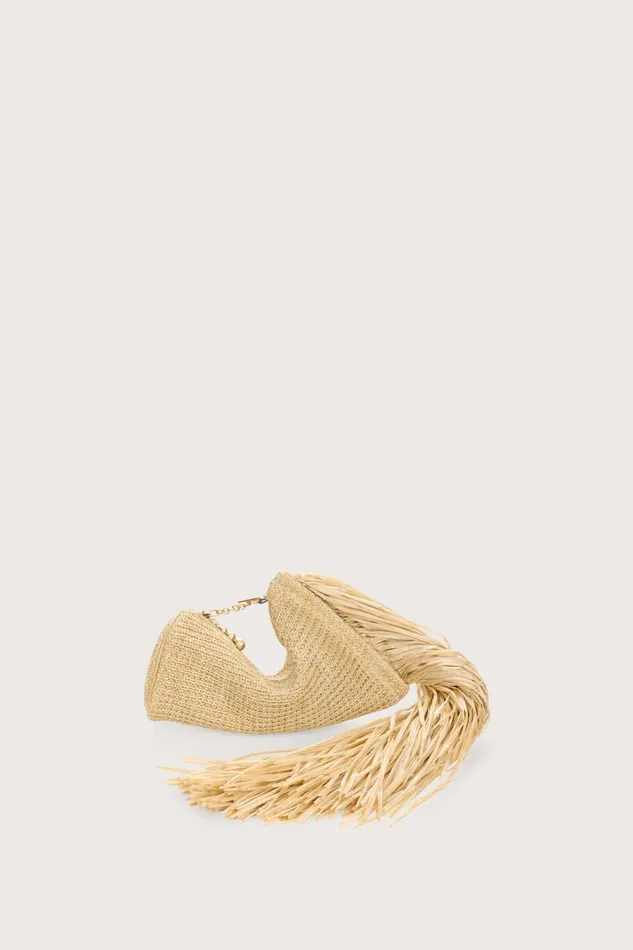 Cult Gaia Viera Clutch Natural Women Clutches